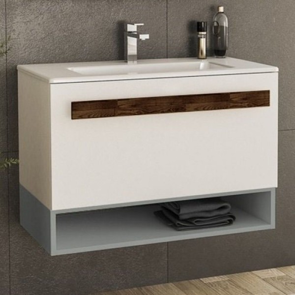 Шкаф за баня окачен – TREND 80 F801CTRE